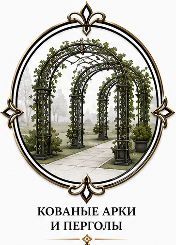 Кованые арки и перголы