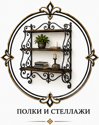 Полки, консоли и стеллажи