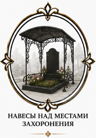 Навесы над местами захоронения